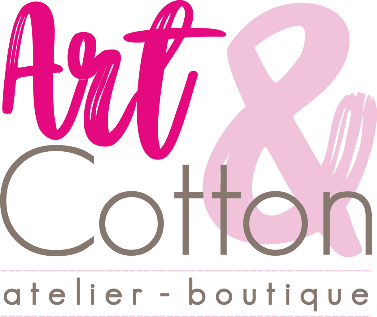 Art cotton. Cotton logo.