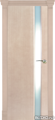 Межкомнатная шпонированная дверь Varadoor Палермо 1 остекленная
