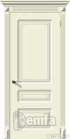 Дверь межкомнатная МДФ Трио ПГ эмаль крем