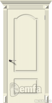 Дверь межкомнатная МДФ Классика ПГ эмаль крем