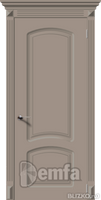 Дверь межкомнатная МДФ Ария эмаль крем ПГ патина серебро