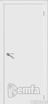 Дверь межкомнатная МДФ Моно ПГ эмаль белая