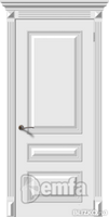 Дверь межкомнатная МДФ Багет-3 ПГ эмаль белая