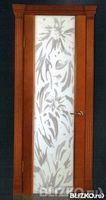 Дверь межномнатная Палермо-3 со стеклом "Астра" шпон вишня