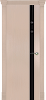Дверь межномнатная Сорренто-1 ДО со стеклом "Искра" шпон беленый дуб