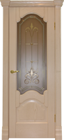 Дверь межномнатная Надежда со стеклом "Гамма-2" шпон ясень натуральн
