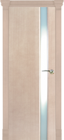 Дверь межномнатная Палермо 1 шпон беленый дуб файн лайн, тон нетонированны