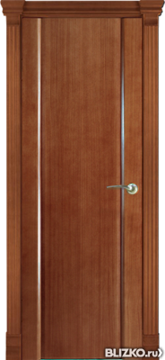 Дверь межномнатная Палермо шпон вишня ДГ