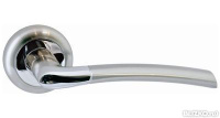 Дверная ручка Гарда PAL-06 SN/CP Silver мат.никель/хром
