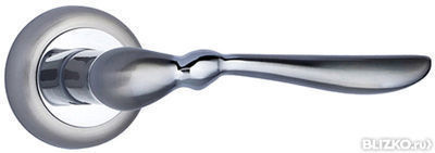 Дверная ручка Верона PAL-05 SN/CP Silver мат.никель/хром