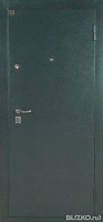 Металлическая входня дверь Антик, цвет зеленый