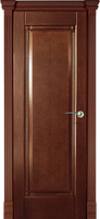 Дверь межномнатная Андора ДГ шпон вишня натуральная, тон вишня