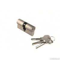 Ключевой цилиндр 60мм 5 ключей ключ/ключ Р 60С SN никель