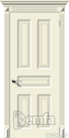 Дверь межкомнатная МДФ Опера ПГ эмаль крем
