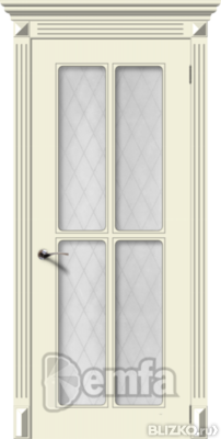 Дверь межкомнатная МДФ Ретро 4 ПО эмаль крем