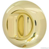 Круглая ручка-завертка поворотная WC-BOLT BK6-1GP/SG-5 золото/матовое зо