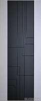 Дверь межкомнатная модель Лабиринт, остекленная