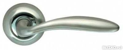 Дверная ручка раздельная Virgo LD57-1SN/CP-3 матовый никель/никель