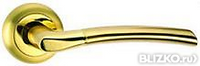 Дверная ручка Гарда PAL-06 SG/GP Silver мат.золото/золото