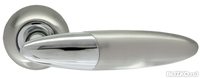 Дверная ручка раздельная Sfera LD55-1SN/CP-3 матовый никель/никель