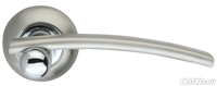 Дверная ручка раздельная Mercury LD22-1SN/CP-3 матовый никель/никель