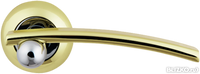 Дверная ручка раздельная Mercury LD22-1SG/CP-1 матовое золото/никель