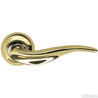 Дверная ручка раздельная Lora LD39-1GP/SG-5 золото/матовое золото