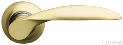 Дверная ручка раздельная Diona LD20-1SG/CP-1 матовое золото/никель