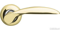Дверная ручка раздельная Diona LD20-1GP/SG-5 золото/матовое золото
