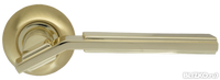 Дверная ручка раздельная Cosmo LD147-1SG/GP-4 матовое золото/золото
