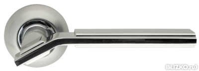 Дверная ручка раздельная Cosmo LD147-1SN/CP-3 матовый никель/никель