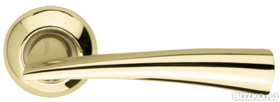 Дверная ручка раздельная Columba LD80-1GP/SG-5 золото/матовое золото
