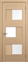 Дверь межкомнатная, модель L4, ДО остекленная