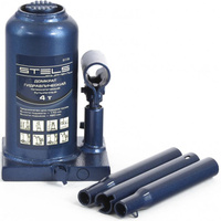 Домкрат гидравлический бутылочный телескопический, 4 т, H подъема 170-420 мм Stels STELS