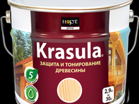 Пропитка для защиты древесины Krasula - 9.5 кг бесцветный