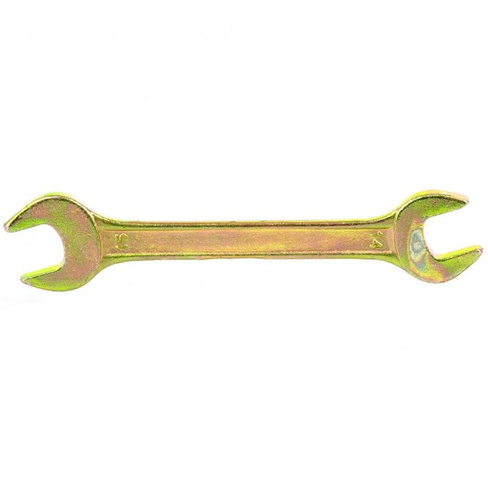 Ключ рожковый, 14 х 15 мм, желтый цинк Сибртех СИБРТЕХ
