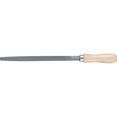 Напильник трехгранный, 250 мм, деревянная ручка Сибртех СИБРТЕХ