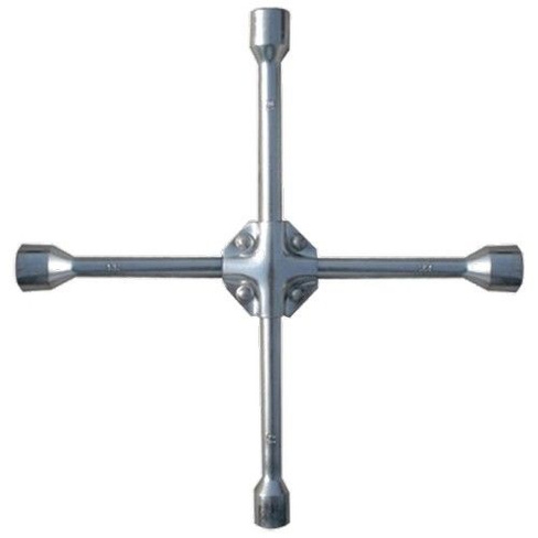 Ключ-крест баллонный, 17 х 19 х 21 мм, под квадрат 1/2, усиленный, толщина 16 мм Matrix Professional MATRIX