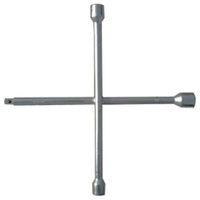 Ключ-крест баллонный, 17 х 19 х 21 мм, под квадрат 1/2, толщина 14 мм Сибртех СИБРТЕХ