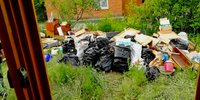 Уборка на дачном участке с вывозом мусора