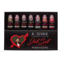 Сет пигментов для перманентного макияжа JET SET A. Sivak x Perma Blend