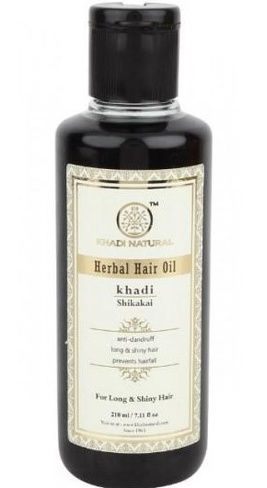 Масло для волос шикакай Shikakai Herbal Hair Oil (Khadi) 210 мл