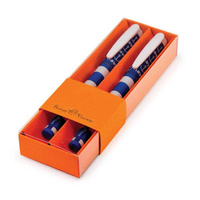Набор ручек шариковых "Bruno Visconti" FreshWrite Морская синяя 0,7мм 2 шт