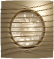 Вентилятор осевой SILENT 5C Gold вытяжной с обр клап D 125 декор