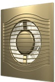 Вентилятор осевой SLIM 5C gray metal вытяжной с обр клап D 125 декор