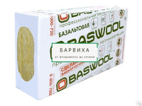 Утеплитель BASWOOL 1200*600*100 мм, 4,3 м2, 6 плит