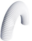 Воздуховод гофрированный 10VA white из алюминиевой фольги с покрытием L до