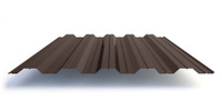 Профнастил НС35, 0,7 мм, шоколад