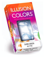 Контактные цветные линзы Illusion Colors Shine 2 линзы