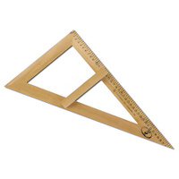 Треугольник для классной доски треугольник классный деревянный 60х30х40 см прямоугольный С364